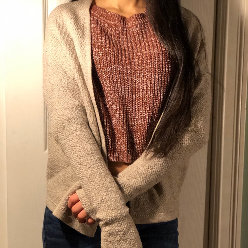 Brandy Melville cream cardigan